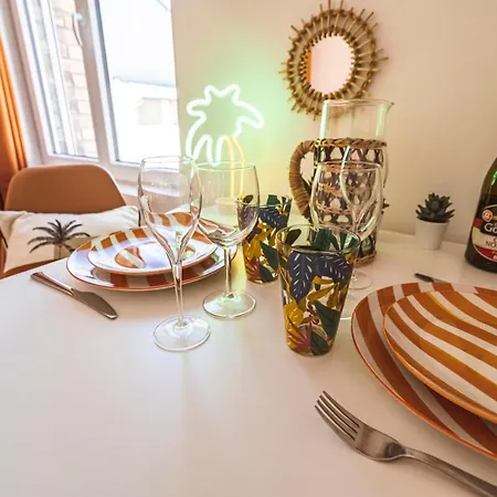 Apartment Explorereims - California Dream Proche Gare/centre Reims